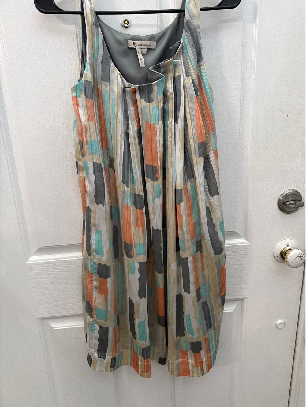 BCBGeneration Women's Sleeveless Abstract Print Dress, Size S
